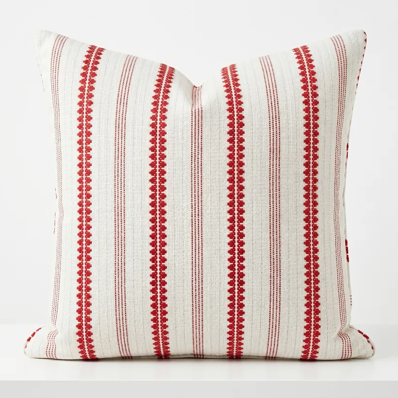 SanVia Alpine Winterberry decorative pillow, 20 × 20 in