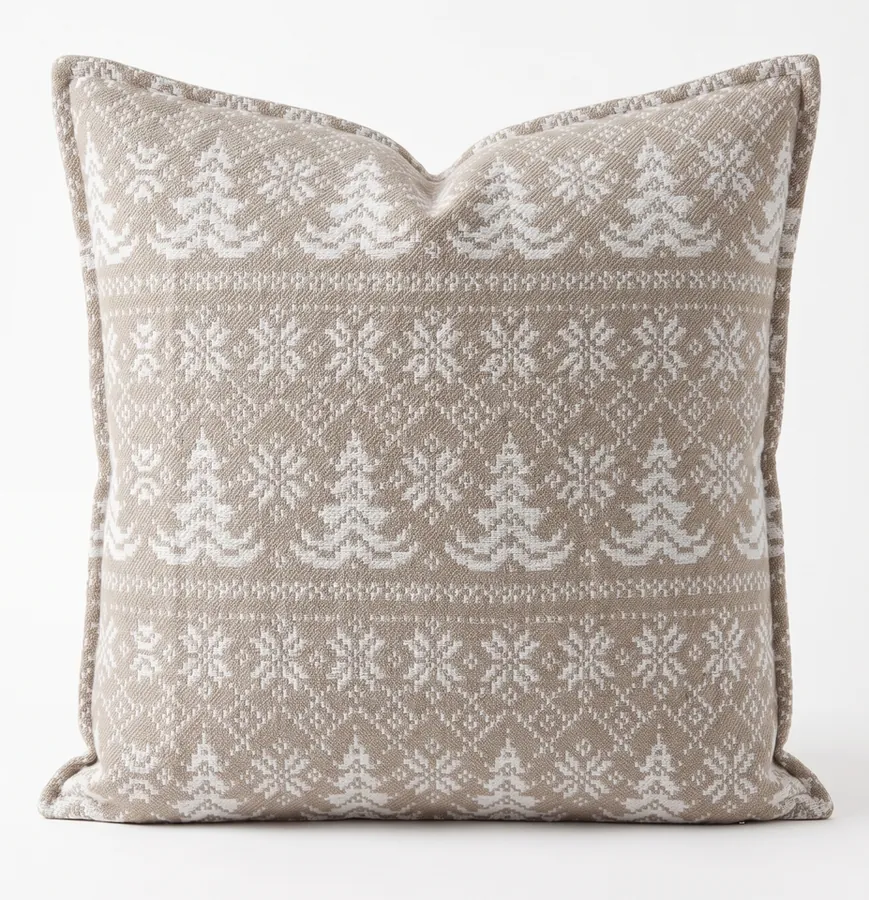 SanVia Alpine Fern decorative pillow, 20 × 20 in