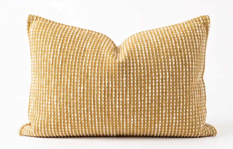 SanVia Rustic Terrain Golden Glow Lumbar decorative pillow, 12 × 20 in