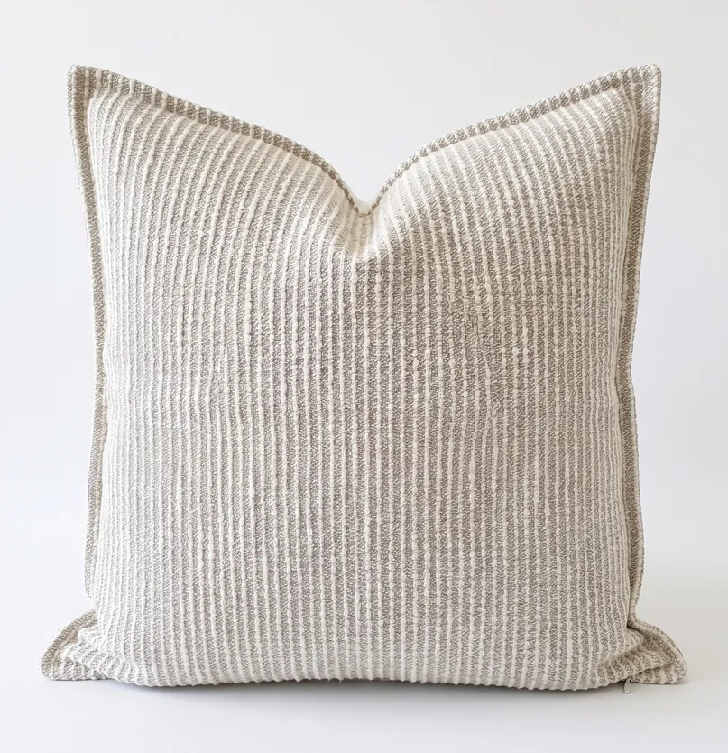 SanVia Stone Haven Oat Haven decorative pillow, 20 × 20 in