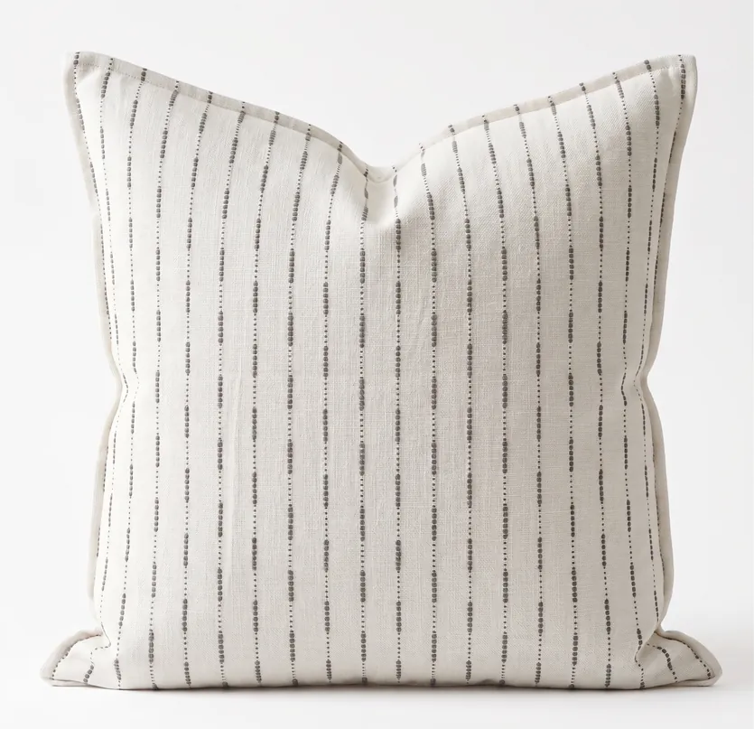 SanVia Stone Haven Gray Rest decorative pillow, 20 × 20 in