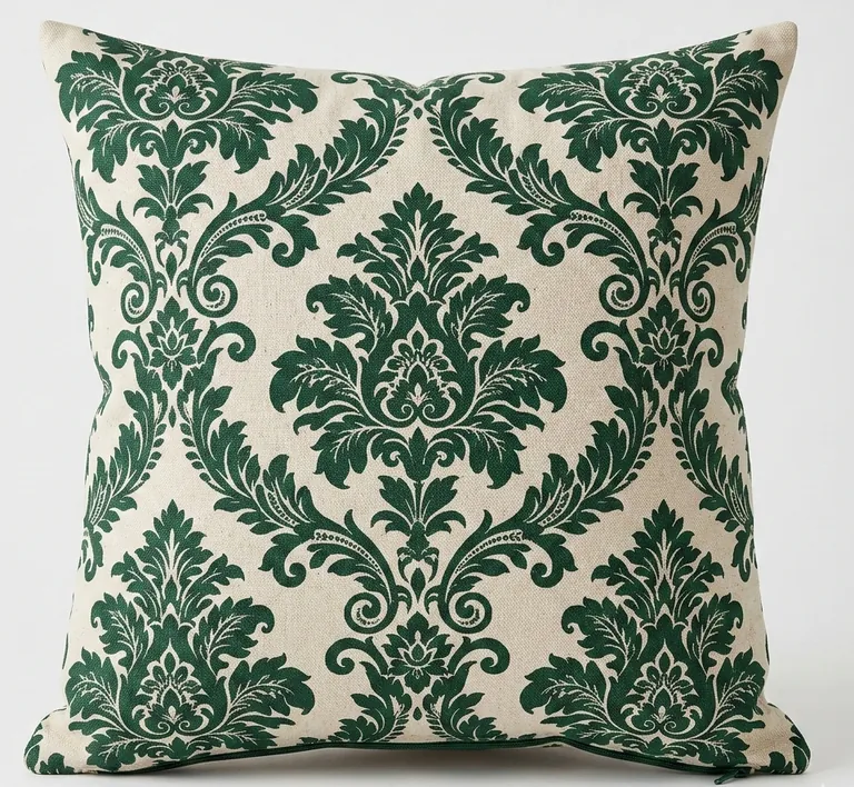 SanVia Eden Damask decorative pillow, 20 × 20 in