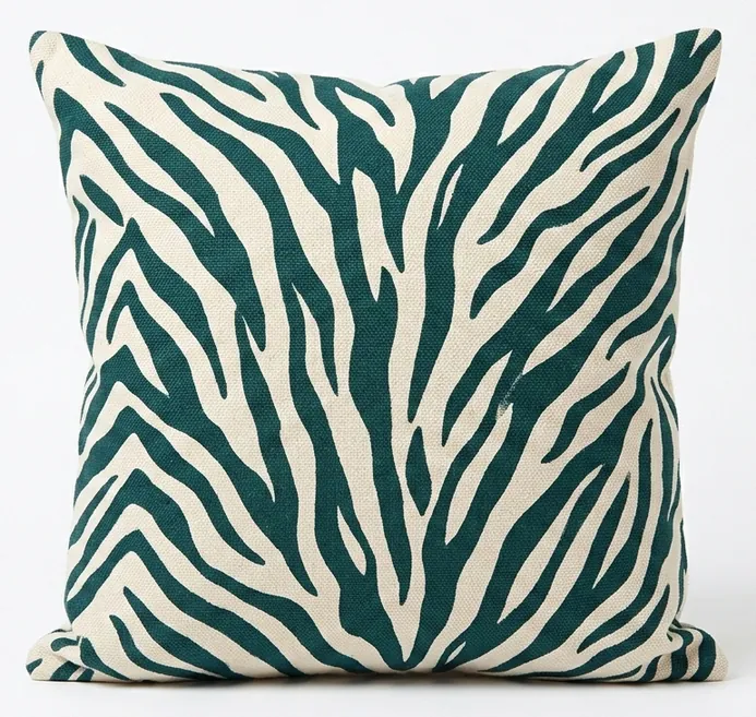 SanVia Eden Zebra decorative pillow, 20 × 20 in